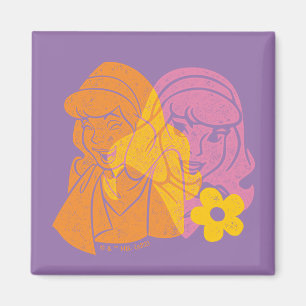 Scooby-Doo   Portret Daphne Flower Magneet
