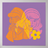 Scooby-Doo | Portret Daphne Flower Poster (Voorkant)