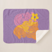 Scooby-Doo | Portret Daphne Flower Sherpa Deken (Voorkant (horizontaal))