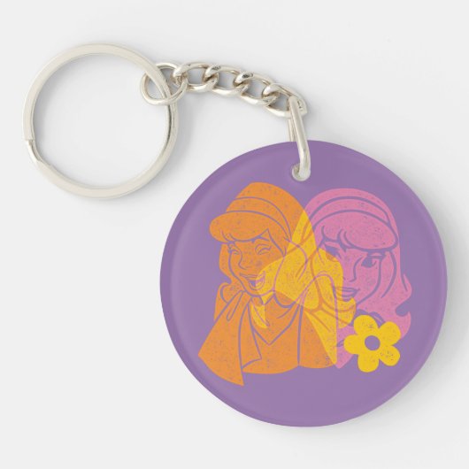 Scooby-Doo | Portret Daphne Flower Sleutelhanger (Voorkant)