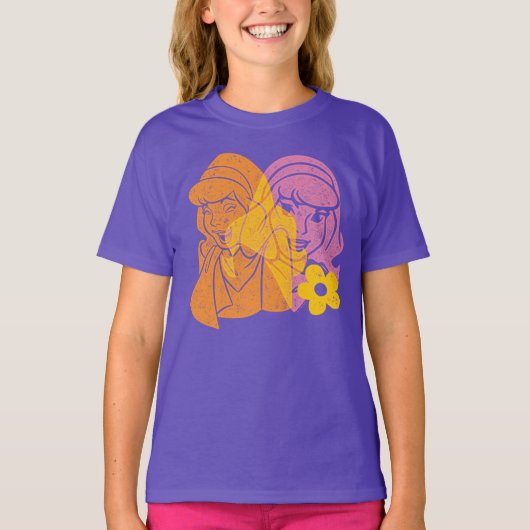 Scooby-Doo | Portret Daphne Flower T-shirt (Voorkant)