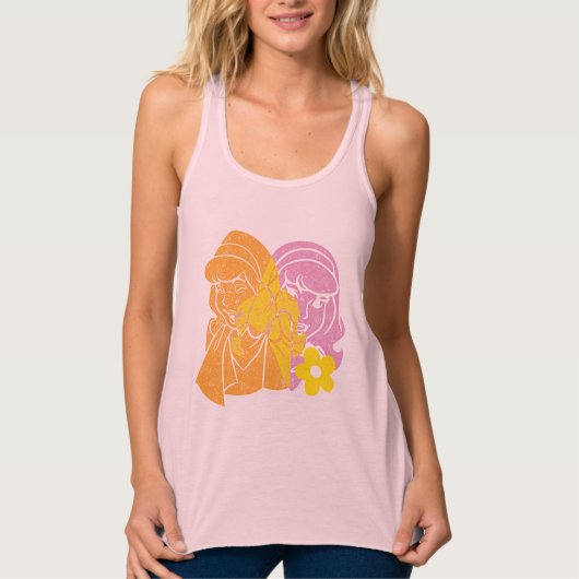 Scooby-Doo | Portret Daphne Flower Tanktop (Voorkant)