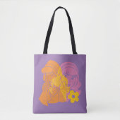 Scooby-Doo | Portret Daphne Flower Tote Bag (Voorkant)
