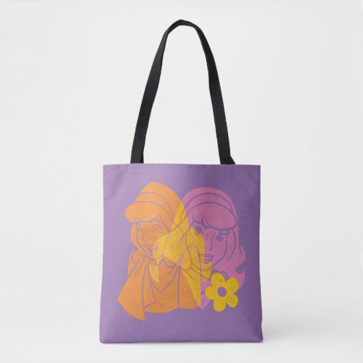 Scooby-Doo | Portret Daphne Flower Tote Bag (Voorkant)