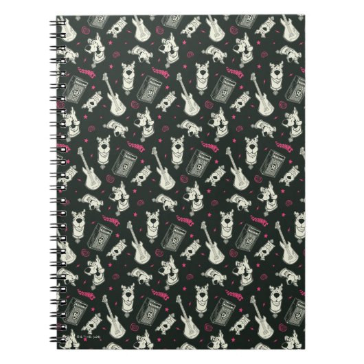 Scooby-Doo Punk Gitaar en Amp Patroon Notitieboek (Voorkant)