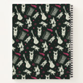 Scooby-Doo Punk Gitaar en Amp Patroon Notitieboek (Achterkant)