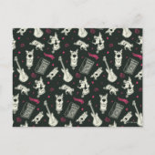 Scooby-Doo Punk gitaar en versterkerpatroon Briefkaart (Voorkant)