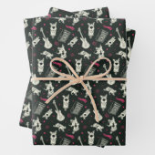 Scooby-Doo Punk gitaar en versterkerpatroon Inpakpapier Vel (In situ)