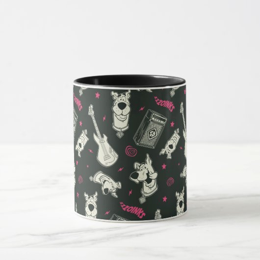 Scooby-Doo Punk gitaar en versterkerpatroon Mok (Midden)