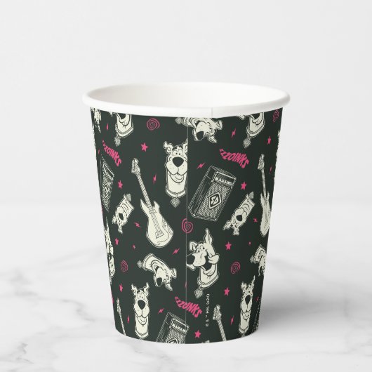 Scooby-Doo Punk gitaar en versterkerpatroon Papieren Bekers (Rechts)