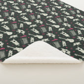 Scooby-Doo Punk gitaar en versterkerpatroon Sherpa Deken (3/4)