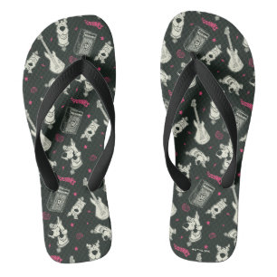 Scooby-Doo Punk gitaar en versterkerpatroon Teenslippers