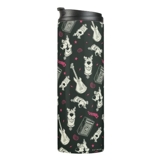 Scooby-Doo Punk gitaar en versterkerpatroon Thermosbeker (Geroteerd rechts)