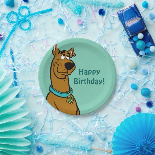 Scooby-Doo Puppy Eyes Papieren Bordje (Feest)