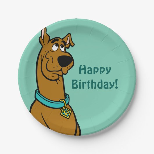 Scooby-Doo Puppy Eyes Papieren Bordje (Voorkant)