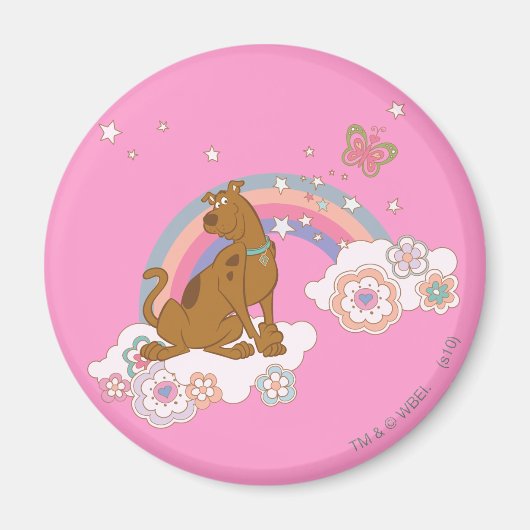 Scooby-Doo Rainbow Butterfly Magneet (Voorkant)