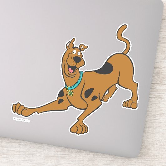 Scooby-Doo Ready To Play Sticker (Detail)
