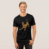 Scooby-Doo Ready To Play Tri-Blend Shirt (Voorkant volledig)