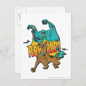 Scooby Doo "Reeeelp!" Briefkaart (Voorkant / Achterkant)