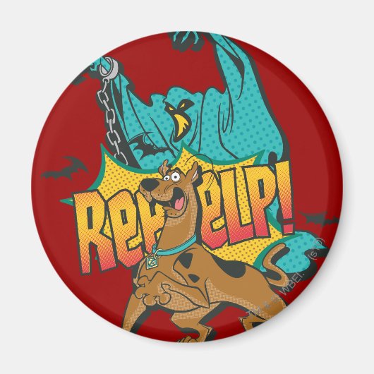 Scooby Doo "Reeeelp!" Magneet (Voorkant)