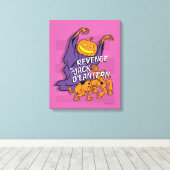 Scooby-Doo | Revenge van de Jack O' Lantern Canvas Afdruk (Insitu (Houten vloer))