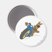 Scooby-Doo Riding-motorfiets Magneet (Voorkant / Achterkant)
