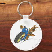 Scooby-Doo Riding-motorfiets Sleutelhanger (Voorkant)