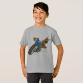 Scooby-Doo Riding-motorfiets T-shirt (Voorkant volledig)