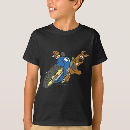 Scooby-Doo Riding-motorfiets T-shirt (Voorkant)