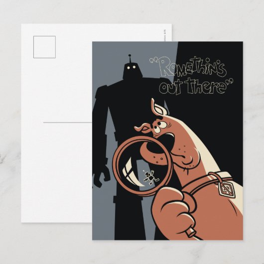 Scooby-Doo "Romethin is er." Briefkaart (Voorkant / Achterkant)