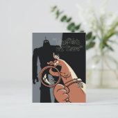 Scooby-Doo "Romethin is er." Briefkaart (Staand voorkant)