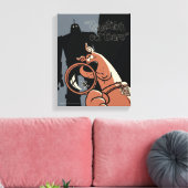 Scooby-Doo "Romethin is er." Canvas Afdruk (Insitu (Woonkamer))