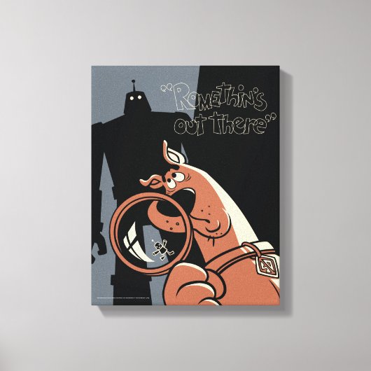 Scooby-Doo "Romethin is er." Canvas Afdruk (Voorkant)