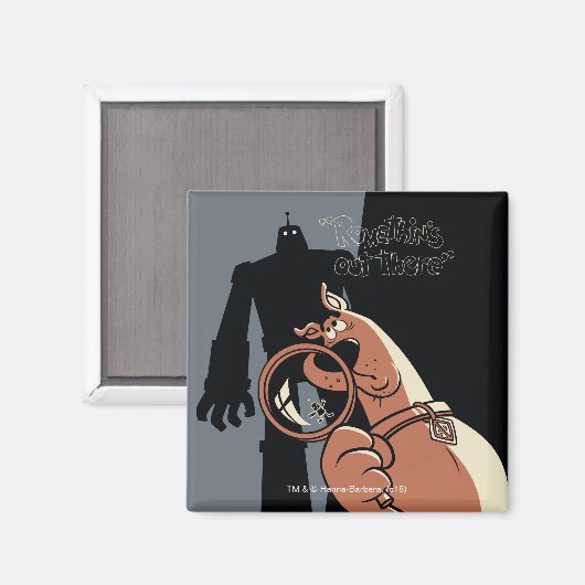 Scooby-Doo "Romethin is er." Magneet (Voorkant / Achterkant)