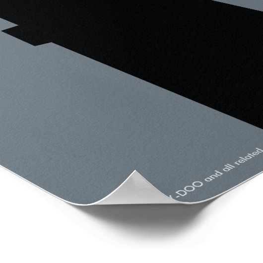 Scooby-Doo "Romethin is er." Poster (Hoek)