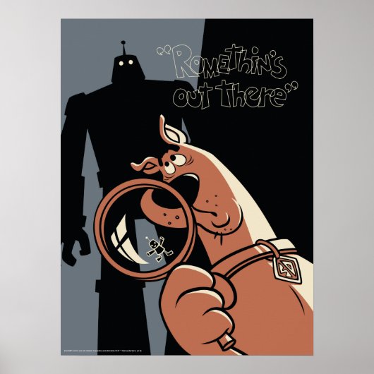Scooby-Doo "Romethin is er." Poster (Voorkant)