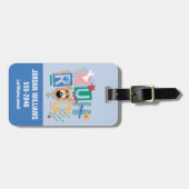 Scooby-Doo | Ruh Roh Baby Scooby-Doo Bagagelabel (Voorkant horizontaal)