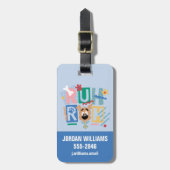 Scooby-Doo | Ruh Roh Baby Scooby-Doo Bagagelabel (Voorkant verticaal)