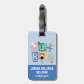 Scooby-Doo | Ruh Roh Baby Scooby-Doo Bagagelabel (Achterkant verticaal)