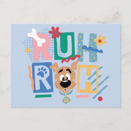 Scooby-Doo | Ruh Roh Baby Scooby-Doo Briefkaart (Voorkant)