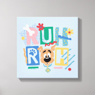 Scooby-Doo Ruh Roh Baby Scooby-Doo Canvas Afdruk