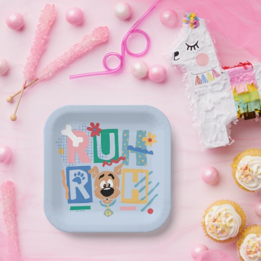 Scooby-Doo | Ruh Roh Baby Scooby-Doo Papieren Bordje (Feest)