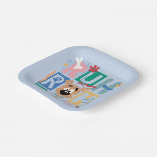 Scooby-Doo | Ruh Roh Baby Scooby-Doo Papieren Bordje (Gebogen)