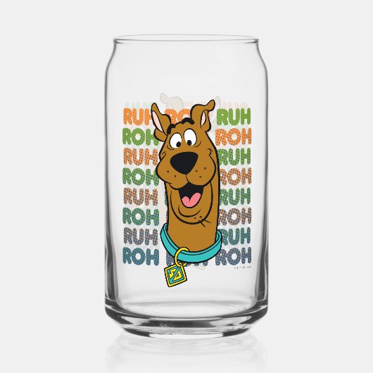 Scooby-Doo Ruh Roh Blikvorm Glas (Achterkant)