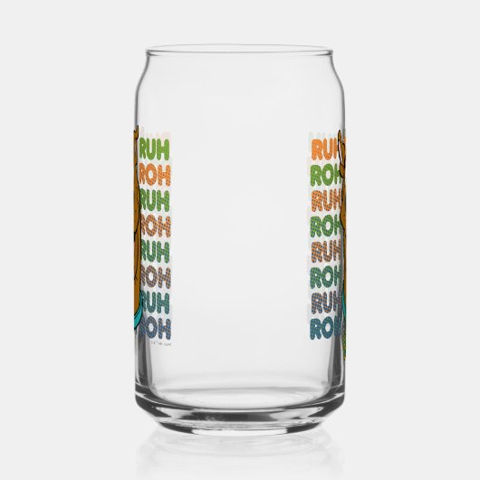 Scooby-Doo Ruh Roh Blikvorm Glas (Rechts)