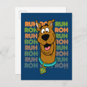 Scooby-Doo Ruh Roh Briefkaart (Voorkant / Achterkant)
