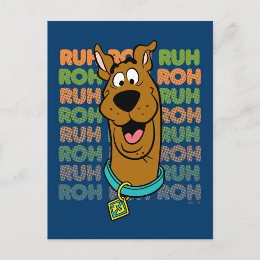 Scooby-Doo Ruh Roh Briefkaart (Voorkant)