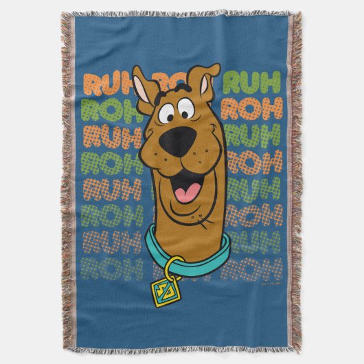Scooby-Doo Ruh Roh Deken (Voorkant Verticaal)