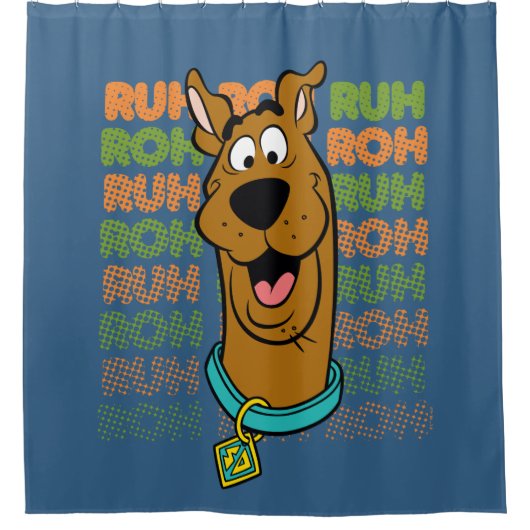 Scooby-Doo Ruh Roh Douchegordijn (Voorkant)
