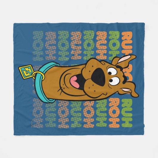 Scooby-Doo Ruh Roh Fleece Deken (Voorkant (Horizontaal))